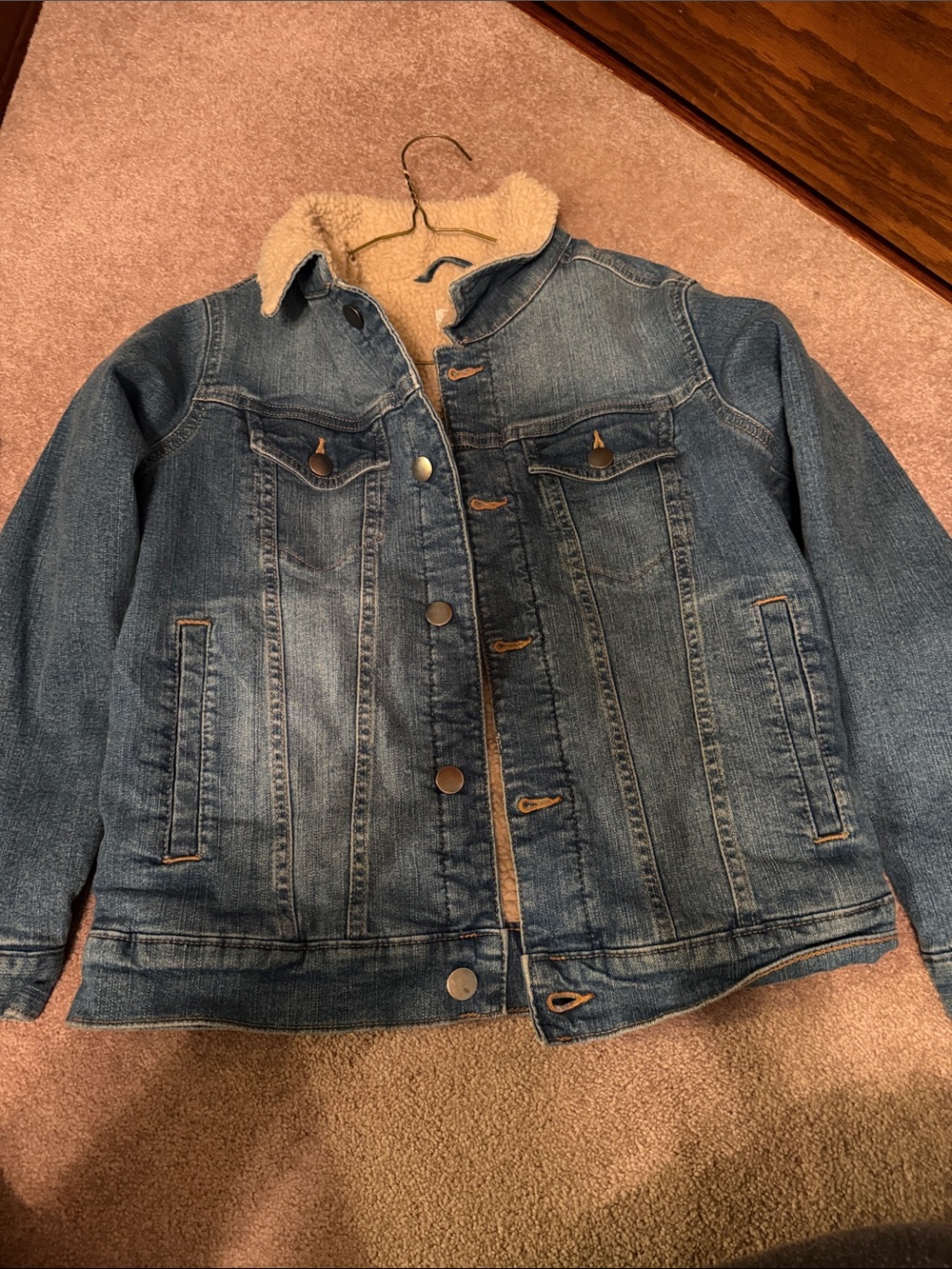 Wonder nation denim sheep’s jacket